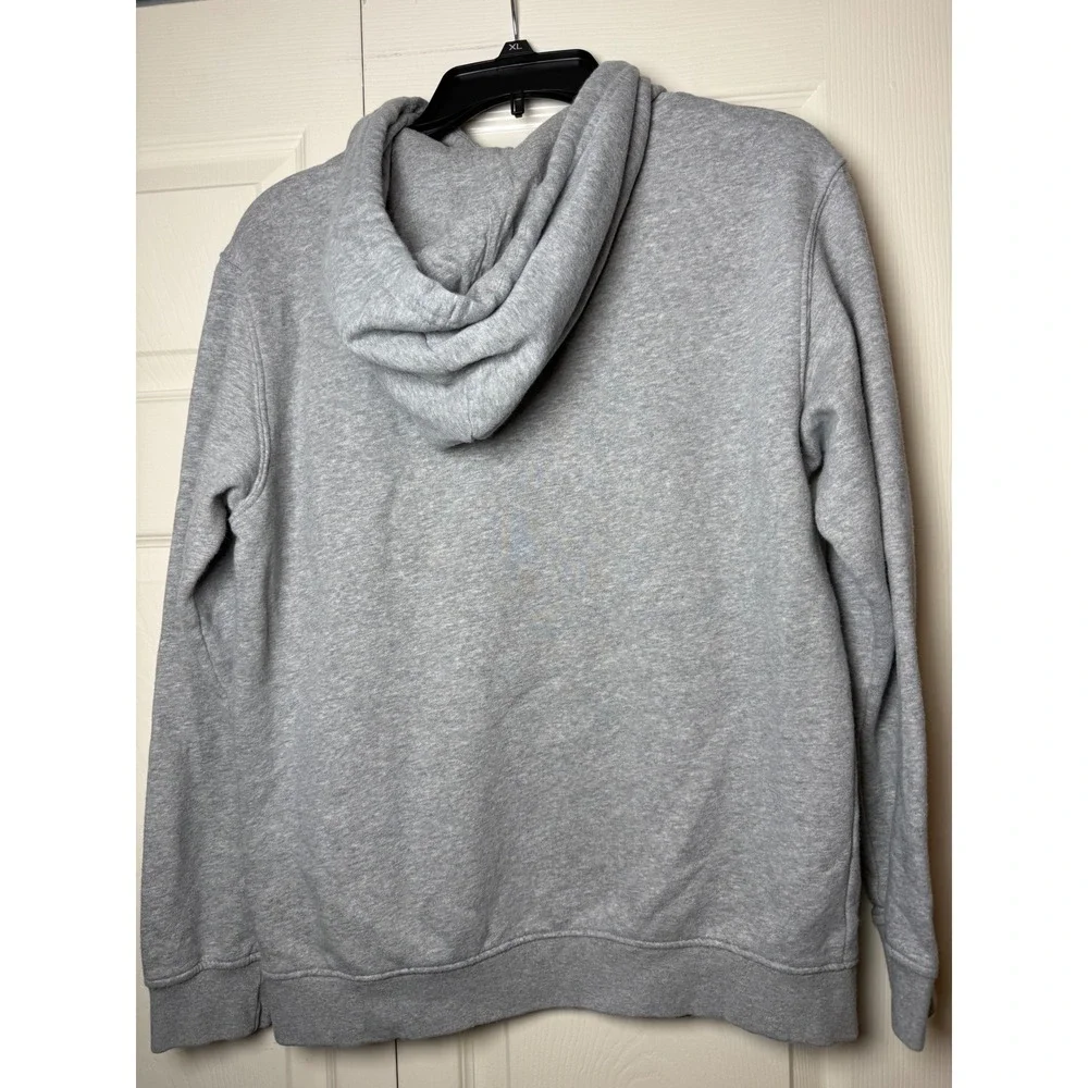 Adidas Originals Trefoil Hoodie Heather Grey‎ Fleece Sweatshirt Small